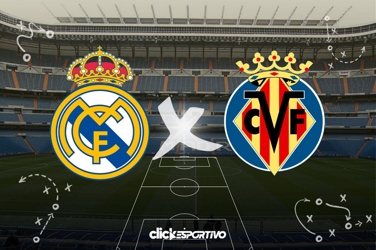 Real Madrid x Villareal onde assistir ao vivo horário escalações e