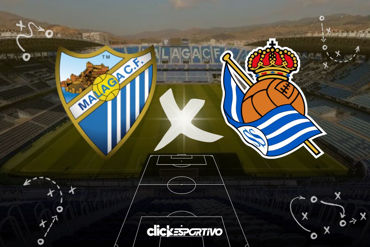 Málaga x Real Sociedad onde assistir ao vivo horário escalações e