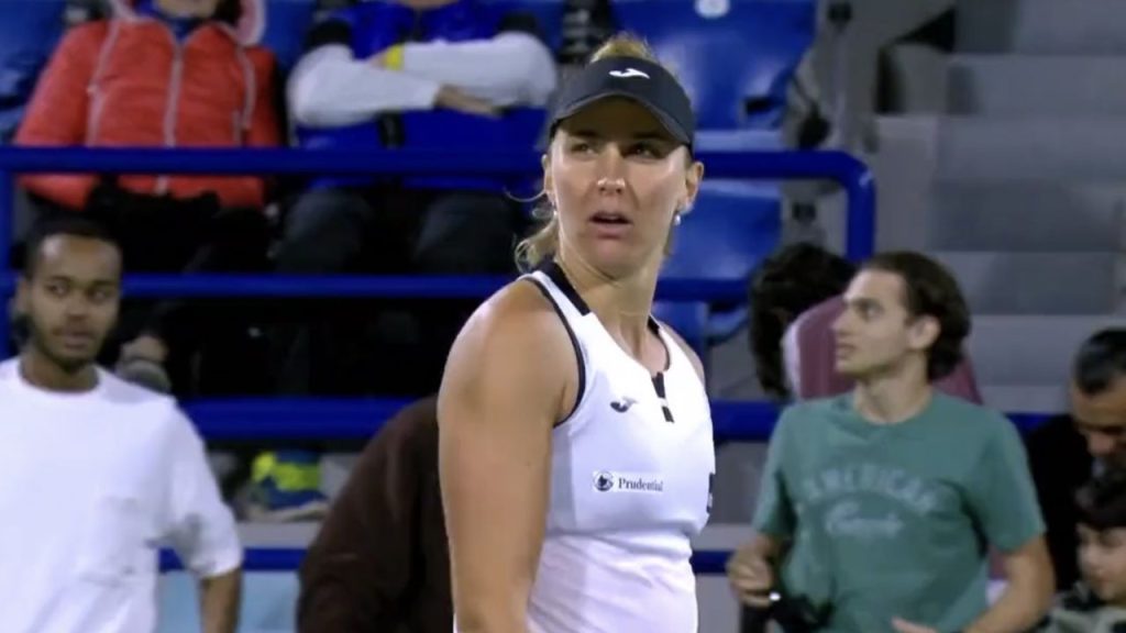 Tenista Bia Haddad Maia Reprodução/Tennis TV