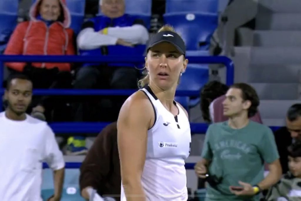 Tenista Bia Haddad Maia Reprodução/Tennis TV