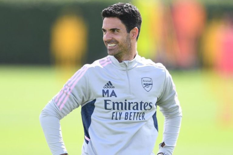 <p>Arteta, treinador do Arsenal. Foto: Divulgação/Arsenal</p>
