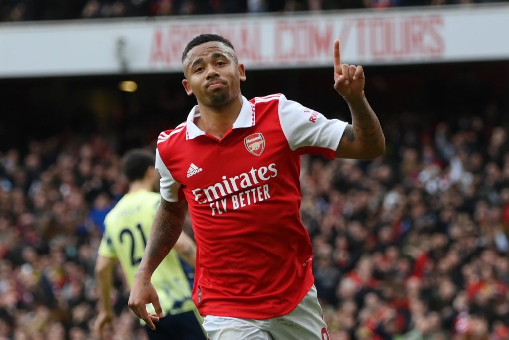Gabriel Jesus é eleito o melhor jogador da Champions, segundo ranking da Uefa Foto: Divulgação/Arsenal