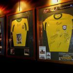 Camisas da seleção brasileira expostas no museu da CBF