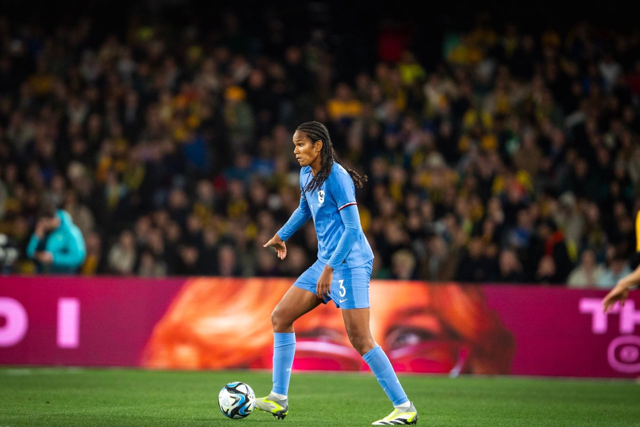 Wendie Renard pode jogar contra o Brasil na Copa do Mundo Feminina de 2023 Foto: Wendie Renard/Twitter