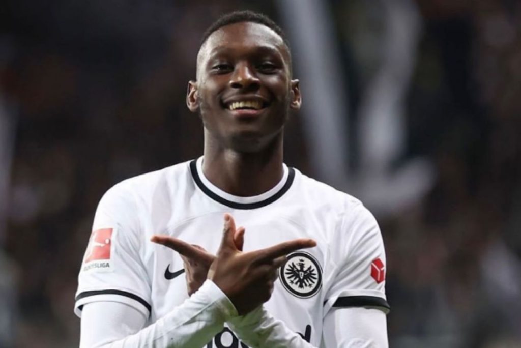 Randal Kolo Muani no Frankfurt Foto: Randal Kolo Muani / Instagram