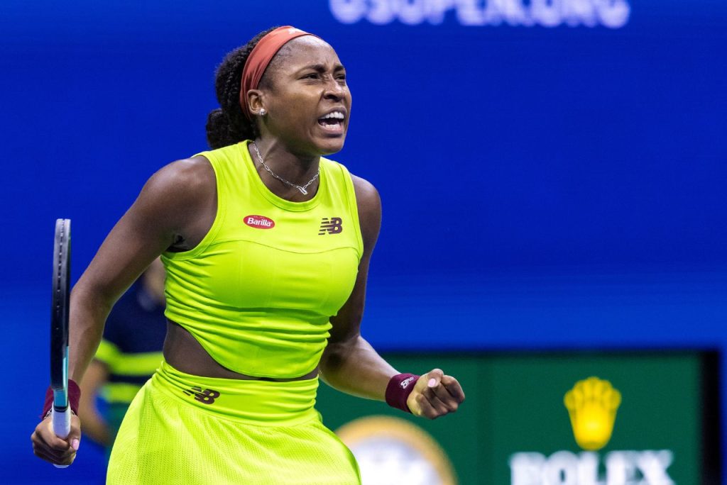 Tenista americana Coco Gauff Foto: Corey Sipkin/AFP