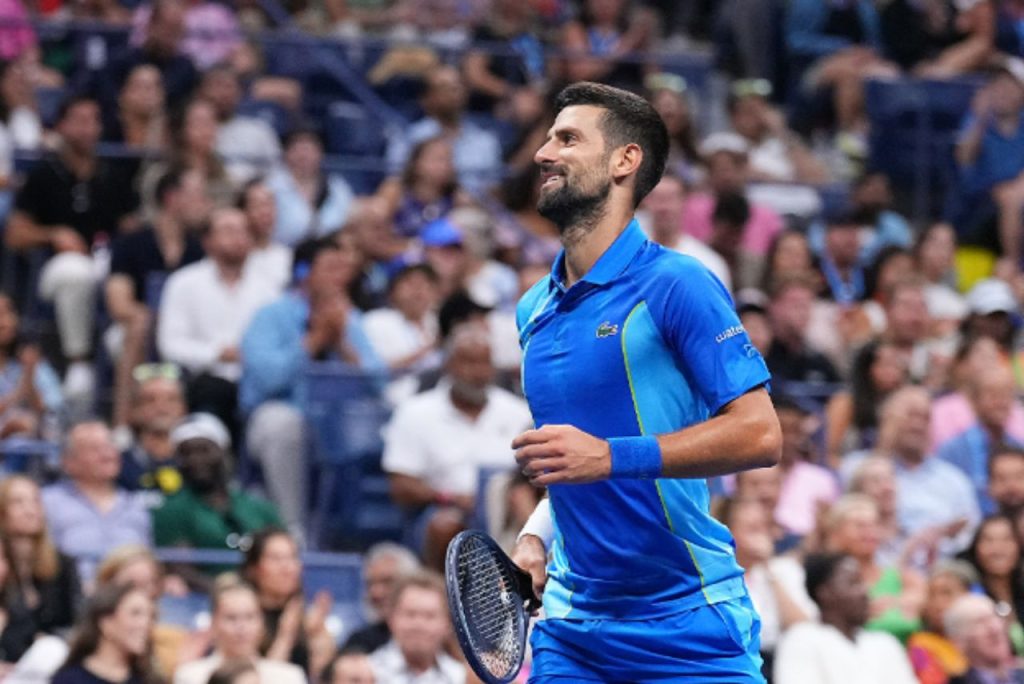 Djokovic vence em seu retorno ao US Open Foto: US Open/Twitter