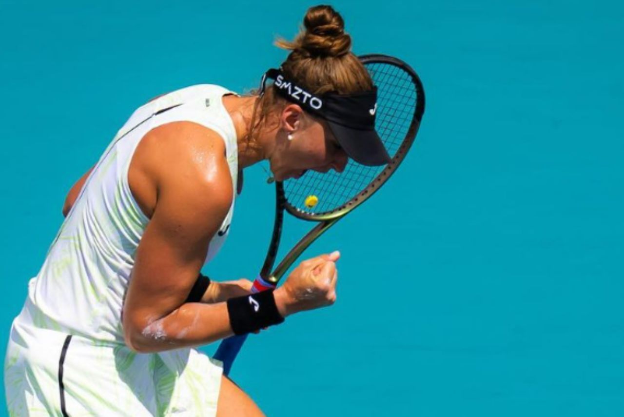 Bia Haddad vence russa e vai à final do Elite Thophy Foto: Bia Haddad Maia/Instagram