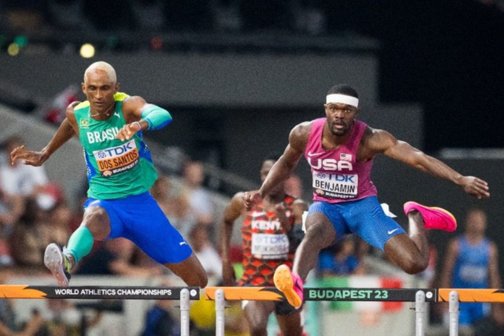 Mundial de Atletismo 2023: Alisson dos Santos disputa final dos 400m com barreiras e busca bicampeonato Foto: WorldAthletics/Divulgação