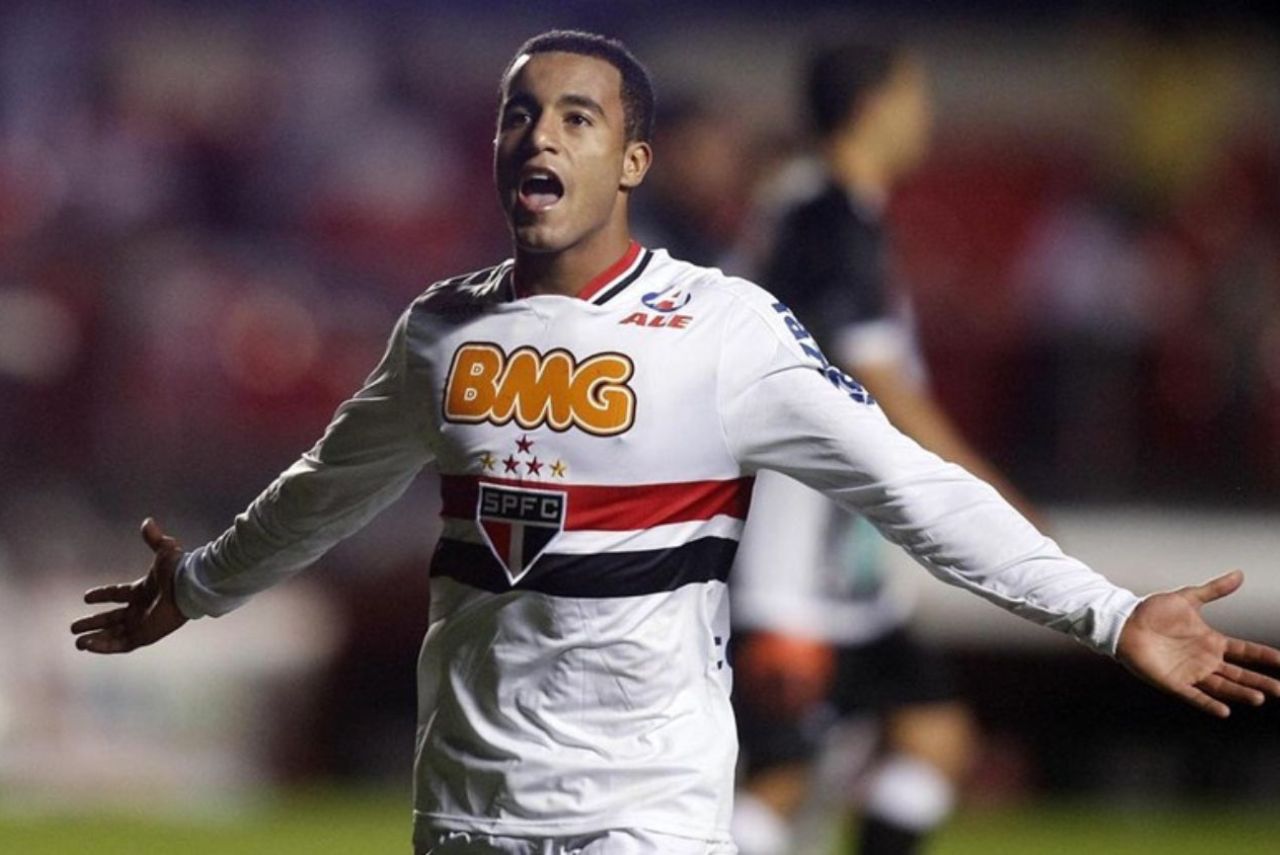 Lucas Moura teve a sua primeira passagem pelo São Paulo em 2010 Foto: São Paulo/Divulgação