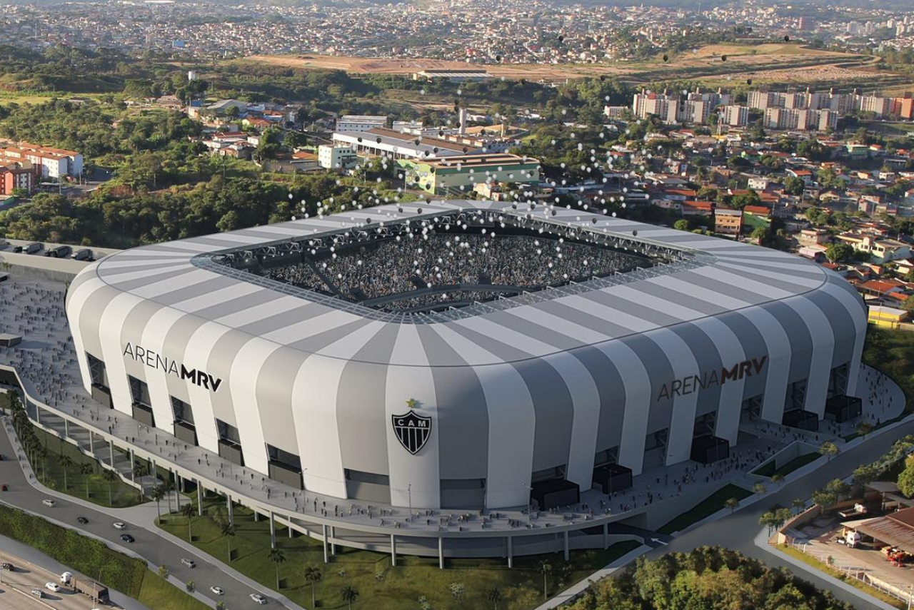 Arena MRV pode ser inaugurada contra o Santos