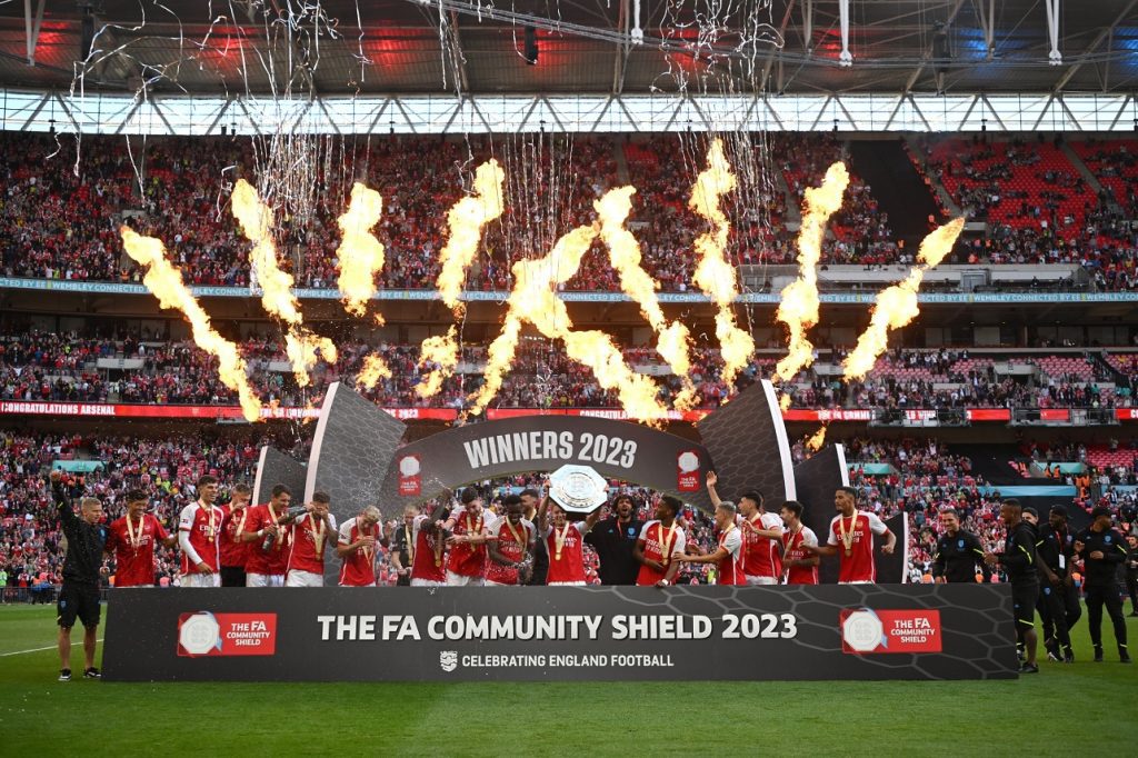 Arsenal venceu o Manchester City e conquistou a Supercopa da Inglaterra
