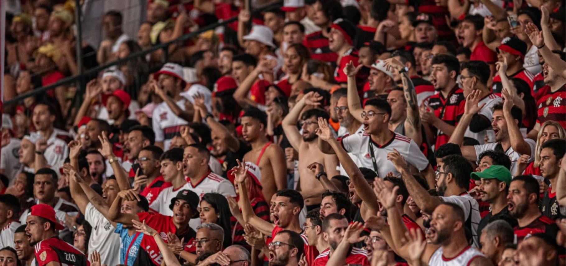 Flamengo apresenta a melhor média de público do Brasileirão 2023 Créditos: Paula Reis/Flamengo
