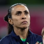 Marta jogou sua última partida com a camisa da Seleção Brasileira em uma Copa do Mundo Feminina