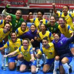 Brasil na Copa América de Futsal feminina Foto: Divulgação/CONMEBOL