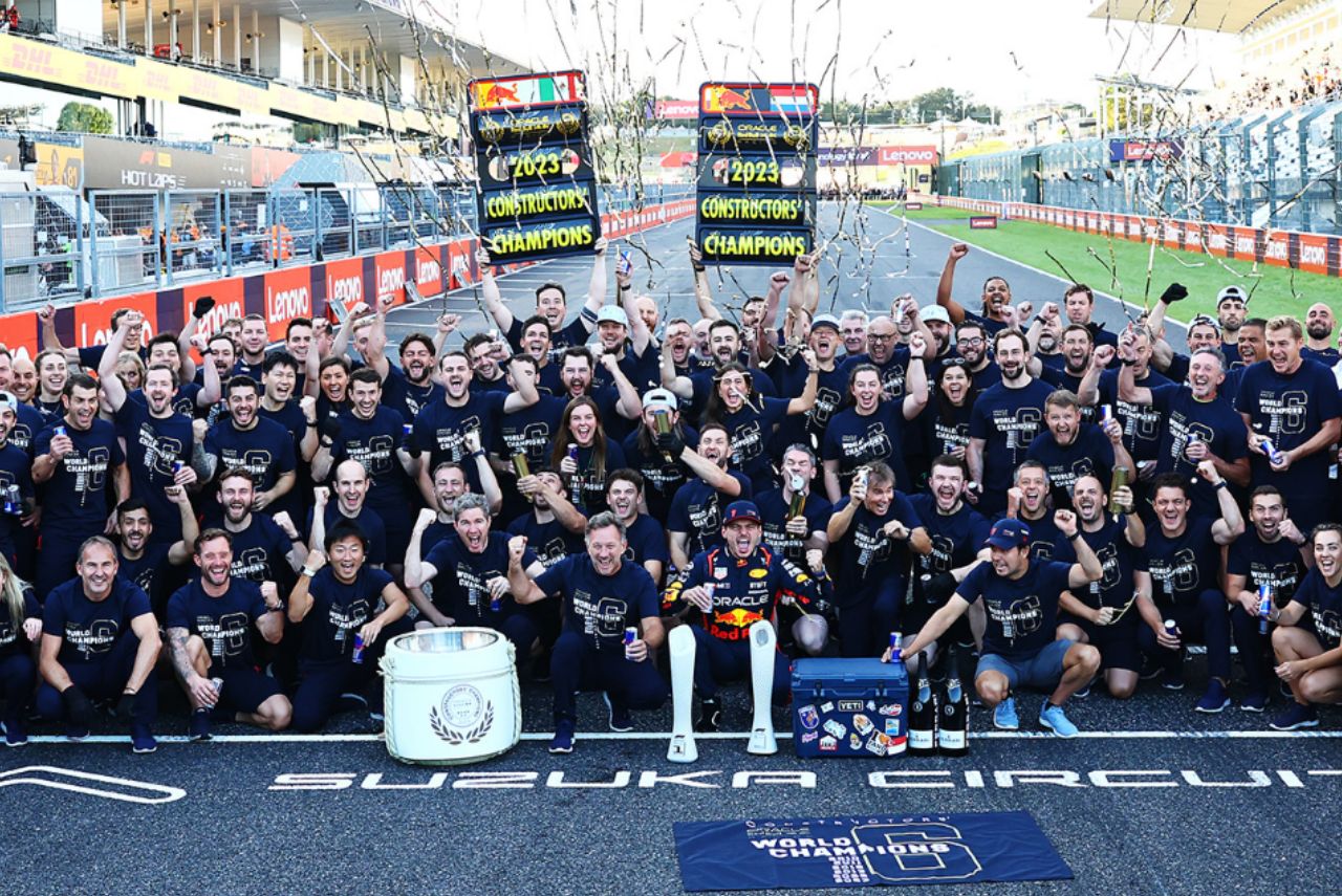 Red Bull conquista Campeonato de Construtores de 2023 Foto: Red Bull/Twitter