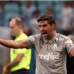 Abel Ferreira, do Palmeiras, questionou arbitragem na derrota para o Grêmio (Foto: Cesar Greco/Palmeiras)