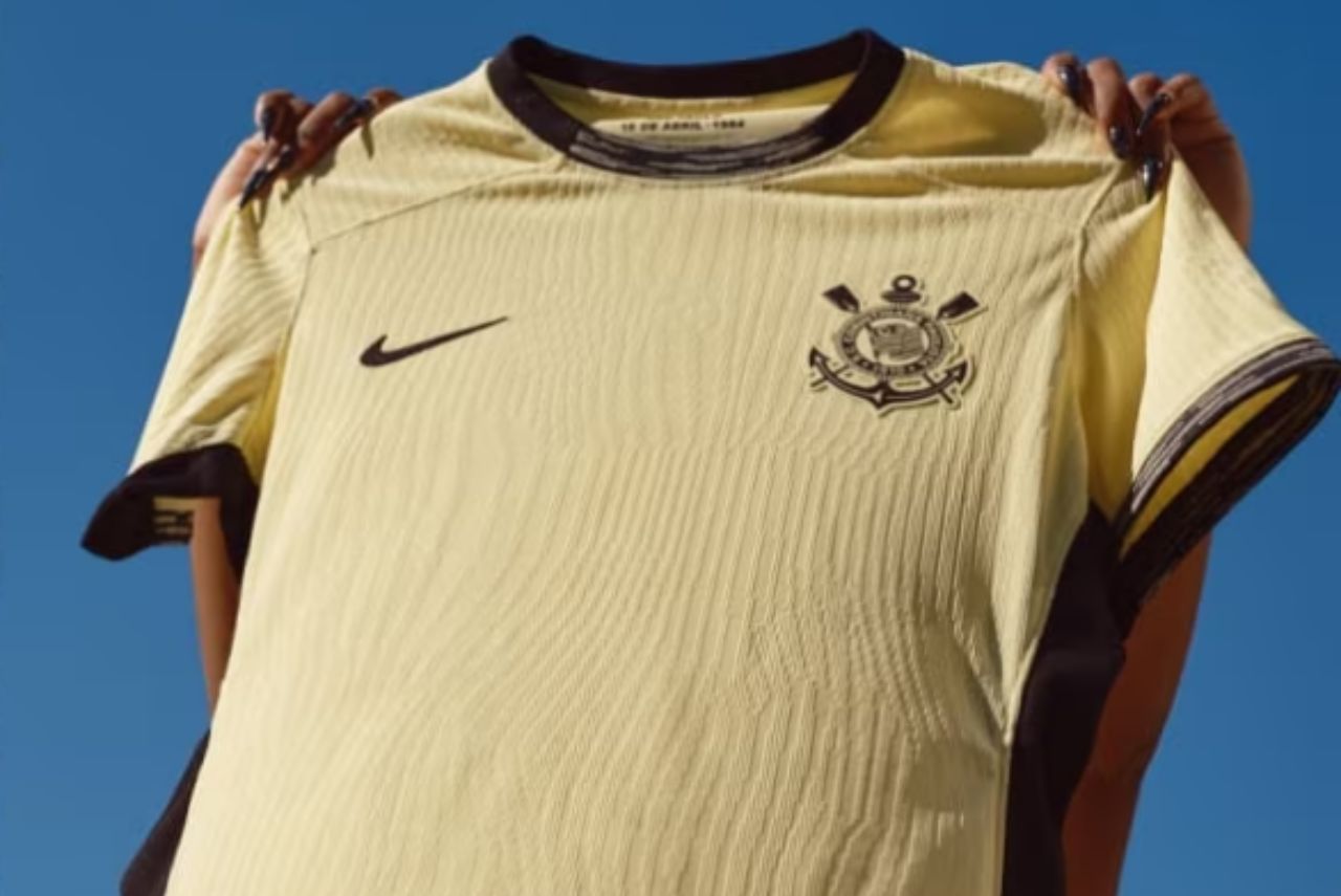 Corinthians lança terceiro uniforme Foto: Divulgação/Nike