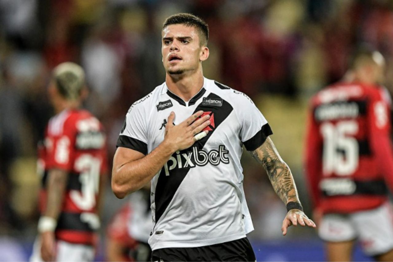 Gabriel Pec estará a disposição do Vasco em partida contra o Cruzeiro Foto: Gabriel Pec/Instagram