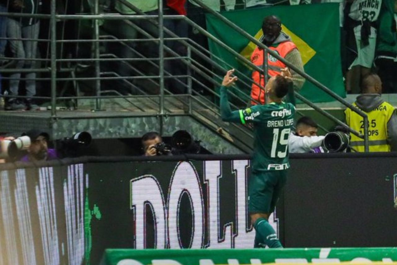Breno Lopes foi alvo de críticas da torcida do Palmeiras (Foto: Cesar Greco/Palmeiras