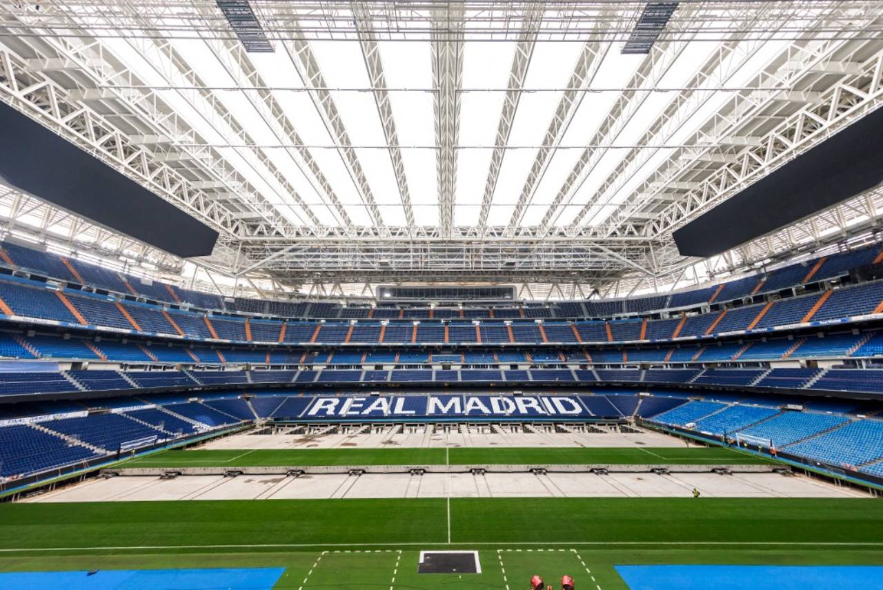 estádio Santiago Bernabeu do Real Madrid
