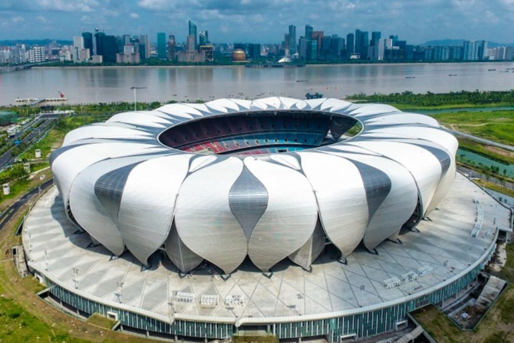 Hangzhou Olympic Sports Centre Stadium receberá os Jogos Asiáticos Foto: Asian Games/Divulgação
