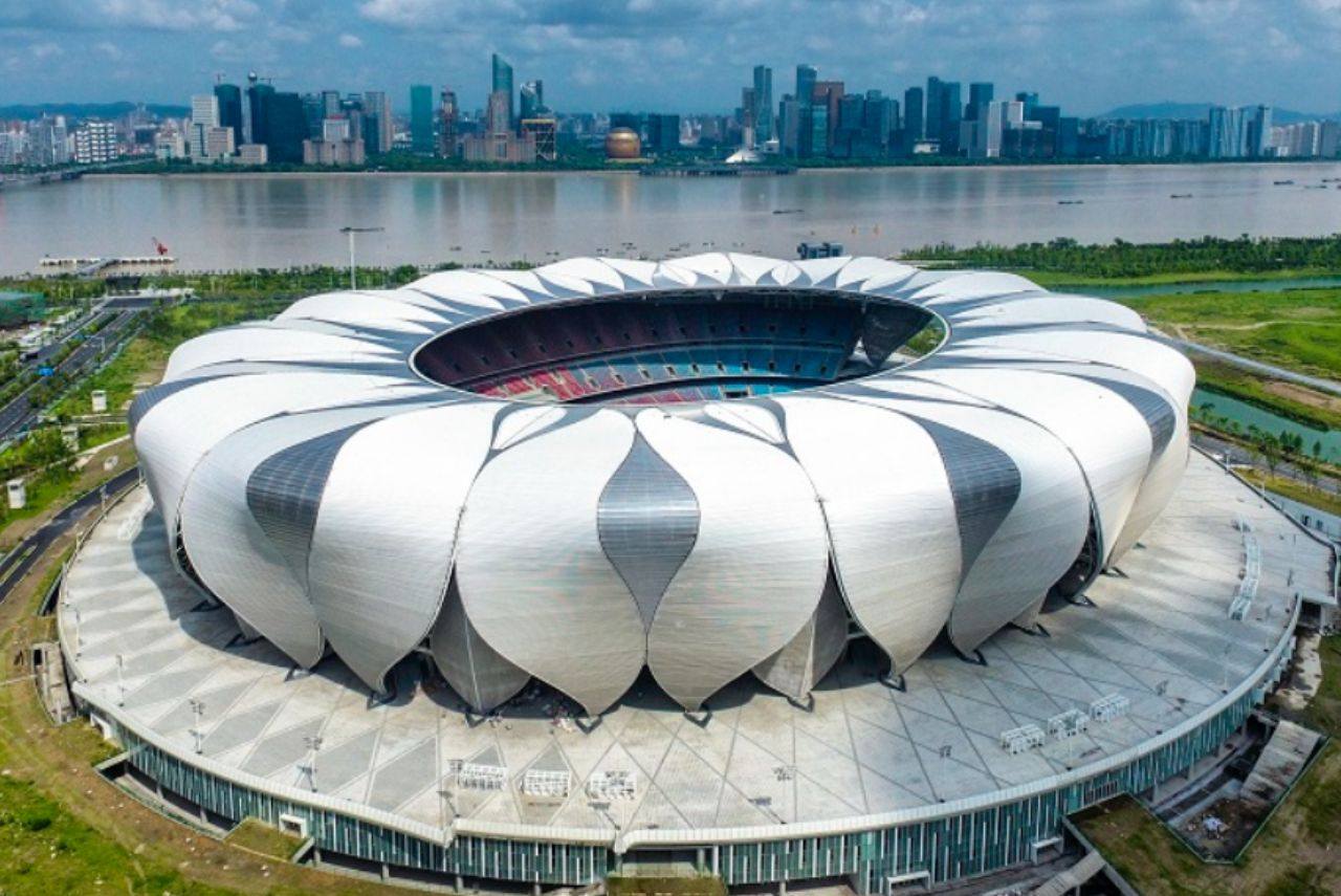 Hangzhou Olympic Sports Centre Stadium receberá os Jogos Asiáticos Foto: Asian Games/Divulgação