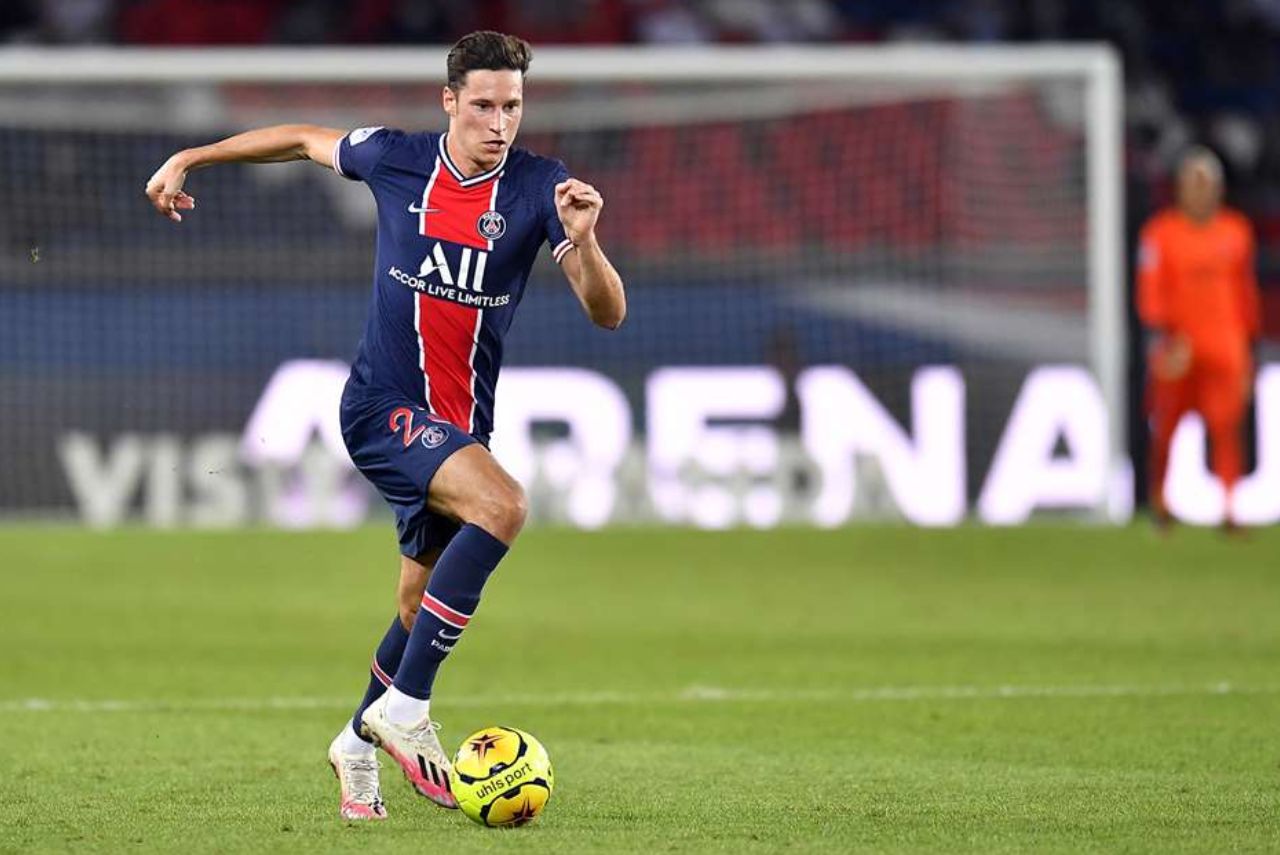 Draxler em campo pelo PSG