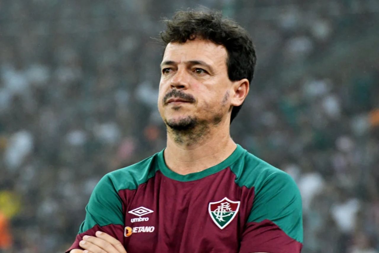 Fernando Diniz comandando o Fluminense