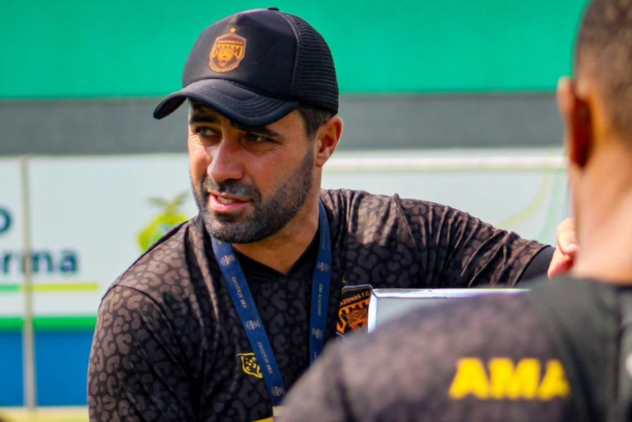 Rafael Lacerda Sob o comando do Amazonas conquistou o acesso à Série C e o título amazonense de 2023 Foto: Amazonas FC/Instagram