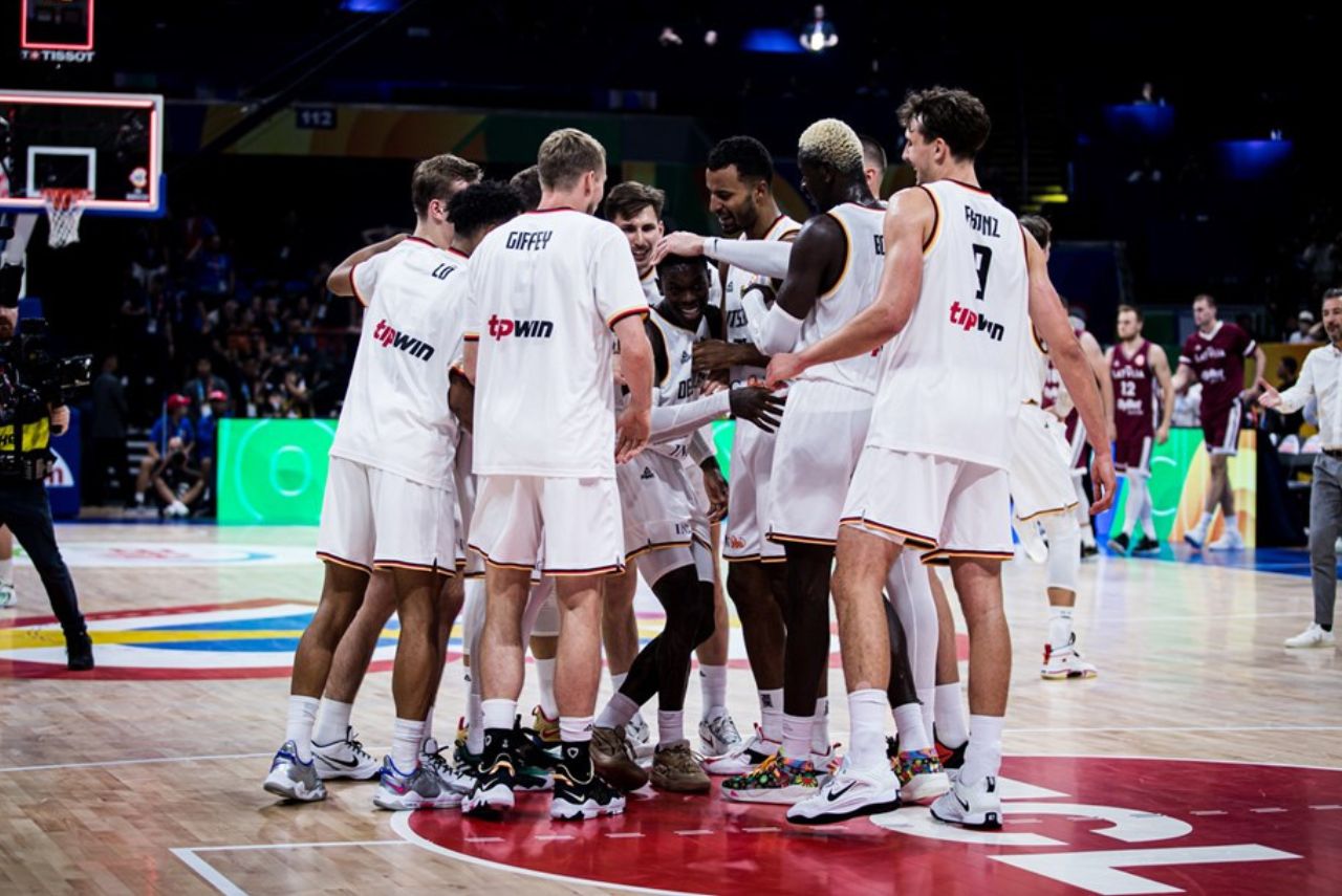 Alemanha na Copa do Mundo de Basquete Foto: FIBA/Divulgação