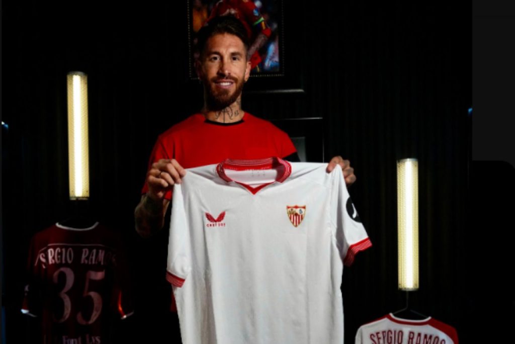 Sevilla anuncia contratação de Sergio Ramos para a temporada Foto: Sevilla/Twitter
