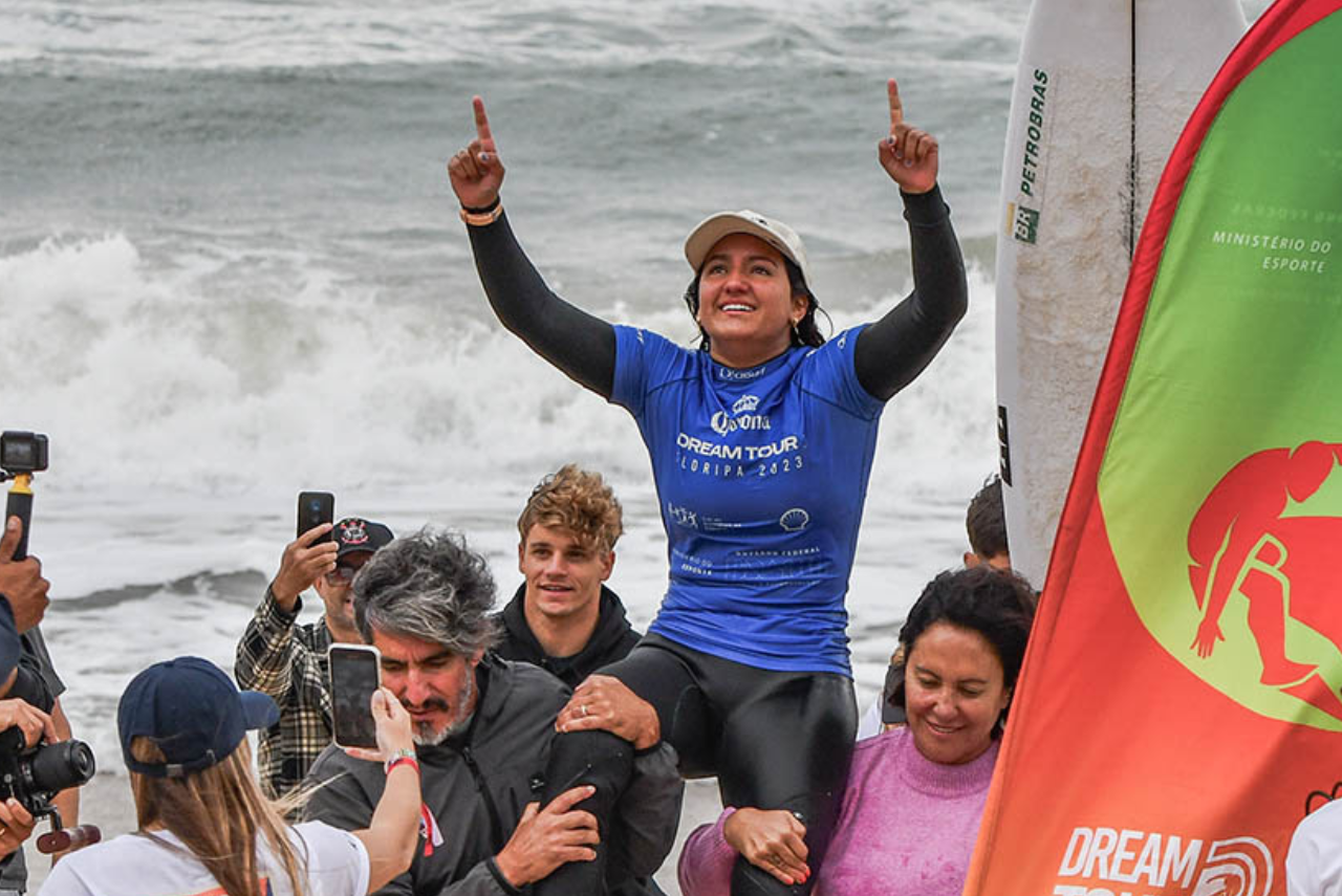 Sophia Medina, 18 anos, conquistou primeiro título da carreira (Foto: CBSurf/Divulgação)