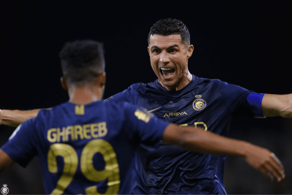 Com 850 gols, Cristiano Ronaldo é o maior artilheiro em atividade no mundo (Foto: Al-Nassr FC/Divulgação)