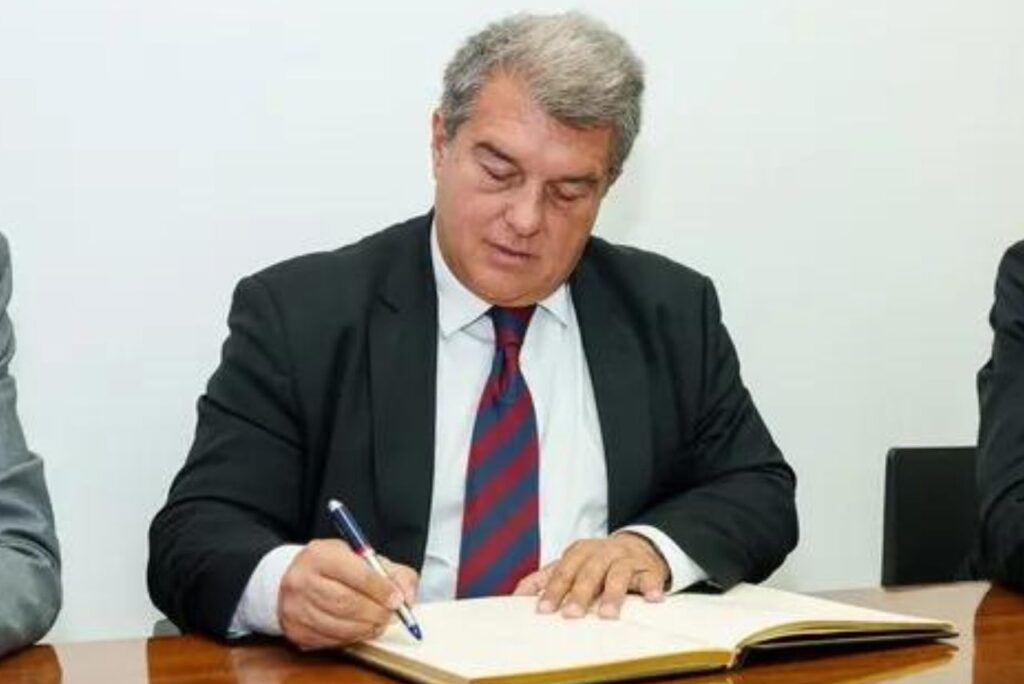 Joan Laporta, presidente do Barcelona (Foto: FC Barcelona/Divulgação)