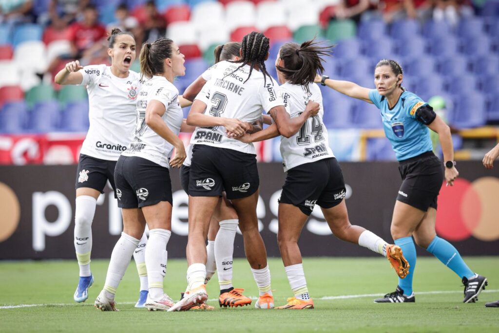 As 'Brabas' do Corinthians avançaram para a semifinal da Libertadores 2023 (Foto: Conmebol/Divulgação)