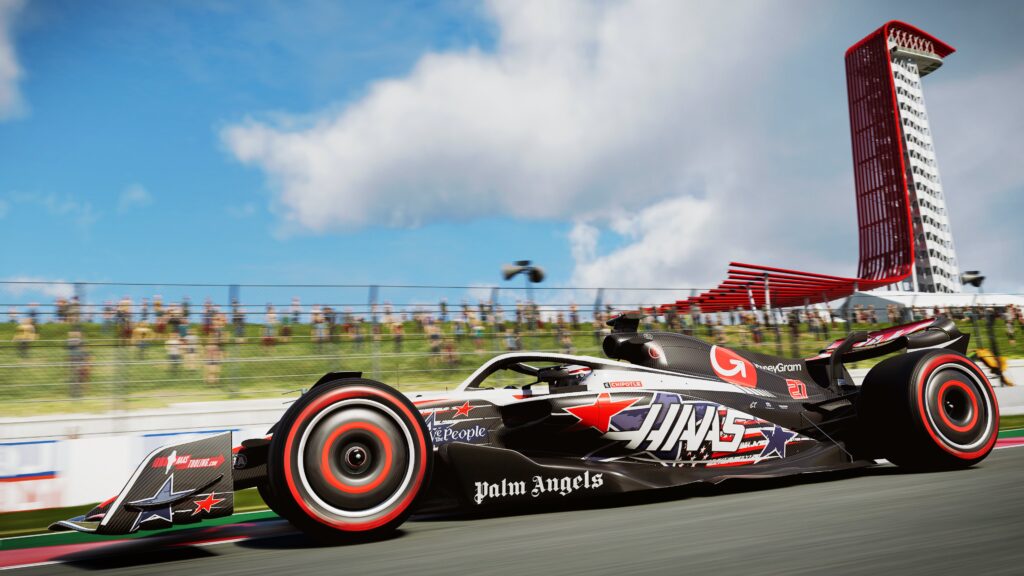 Haas terá pintura especial para o GP dos Estados Unidos Foto: Haas/Divulgação/X