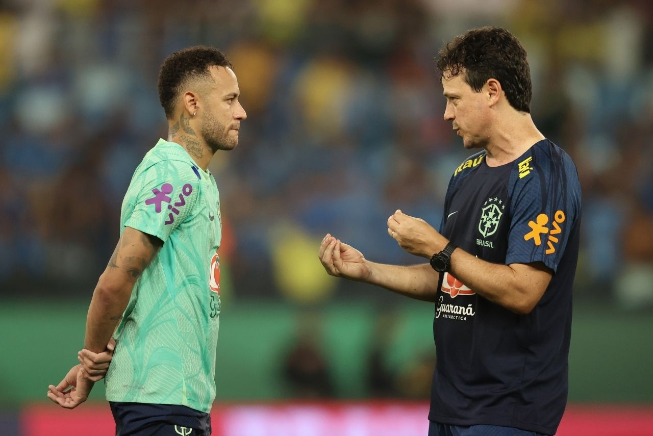 Fernando Diniz e Neymar