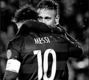 Messi publica mensagem em apoio a Neymar Foto: Messi/Instagram