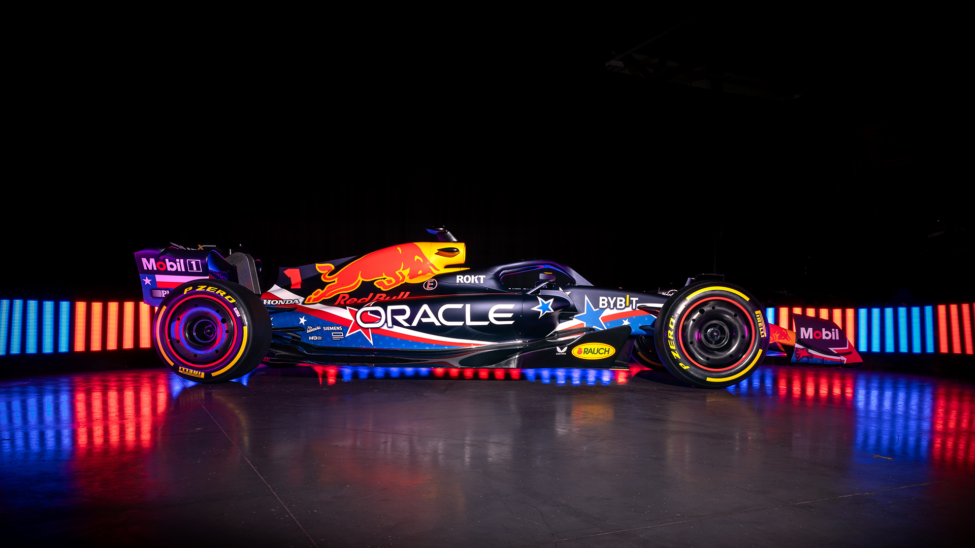 Red Bull anunciou a pintura especial para o GP dos Estados Unidos Foto: Red Bull/Divulgação