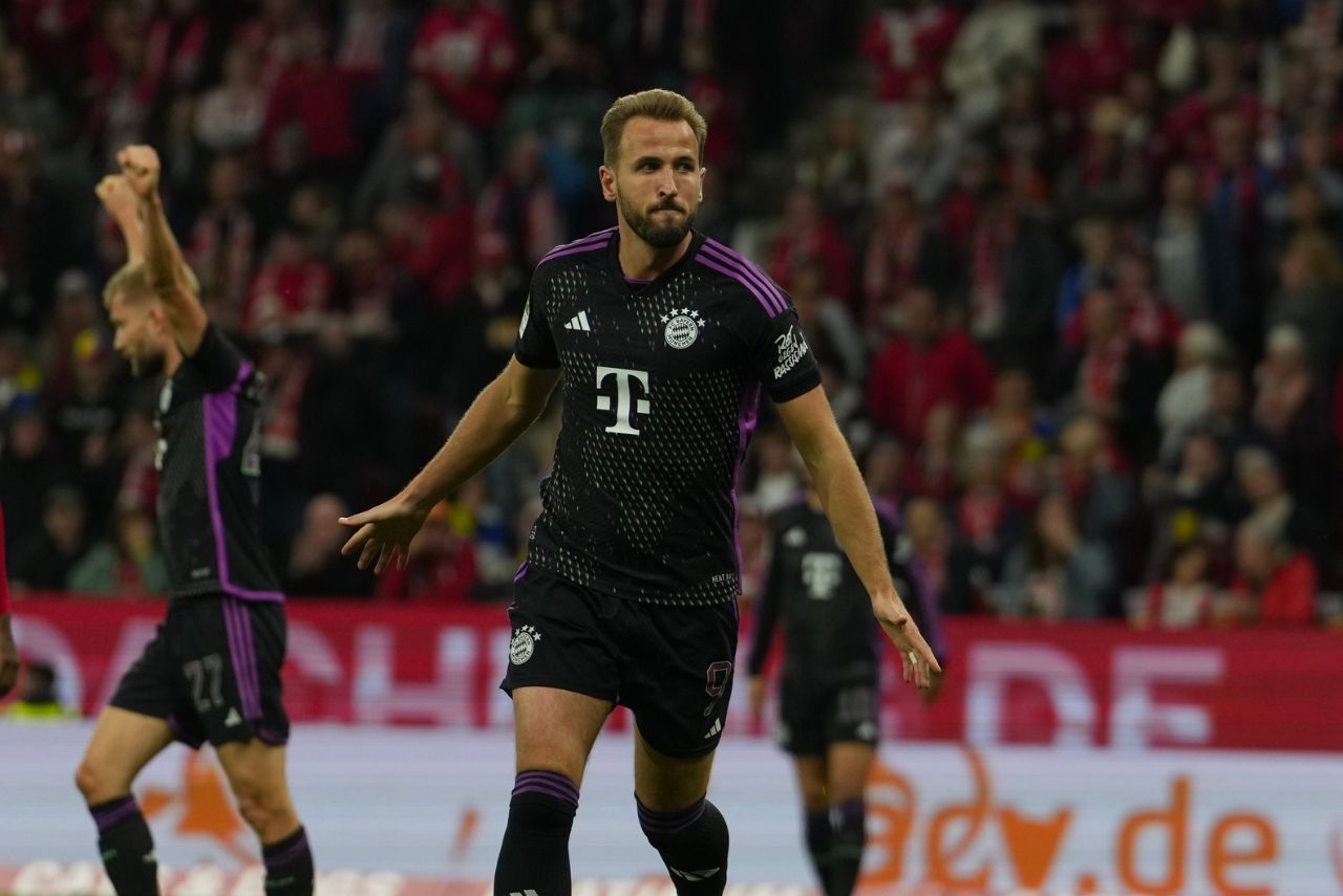 Harry Kane segue marcando pelo Bayern de Munique