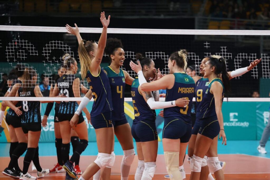 Brasil vence na estreia do Pan 2023 Foto: Christian Zapata/Santiago 2023