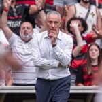 Tite sofreu primeira derrota pelo Flamengo Foto: Paula Reis / CBF