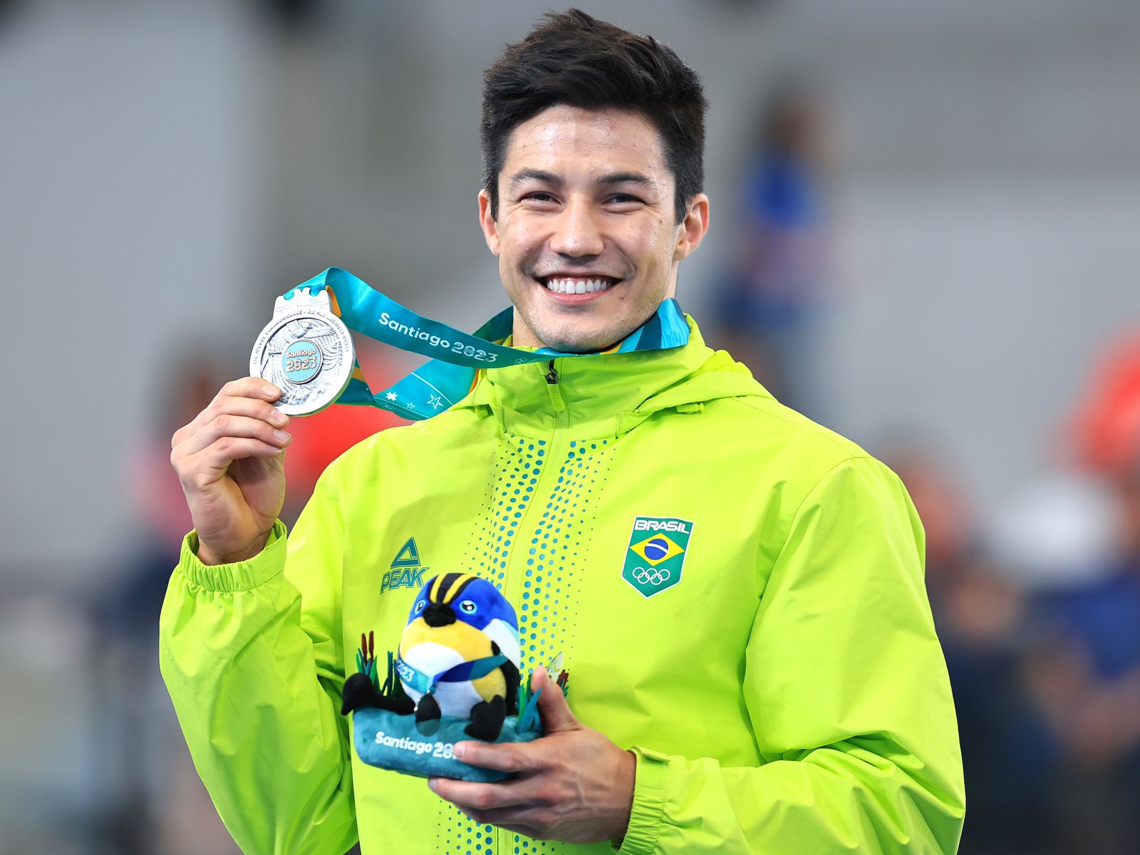 Arthur Nory conquista medalha de prata no solo no Pan Foto: Ricardo Bufolin/CBG