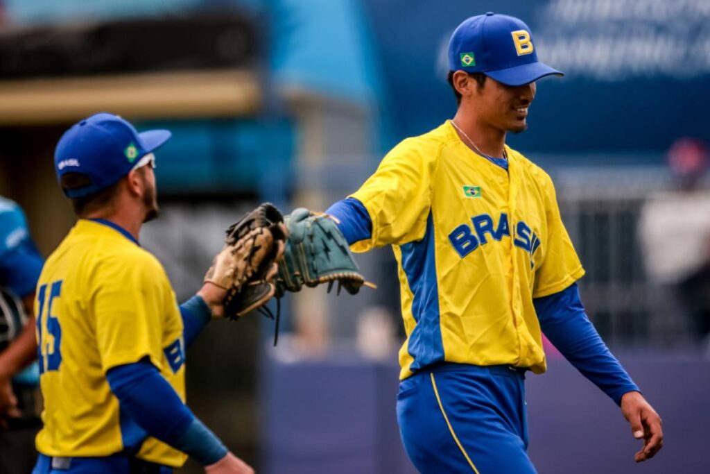 Brasil vai enfrentar a Colômbia na final do beisebol do Pan Foto: Miriam Jeske/COB