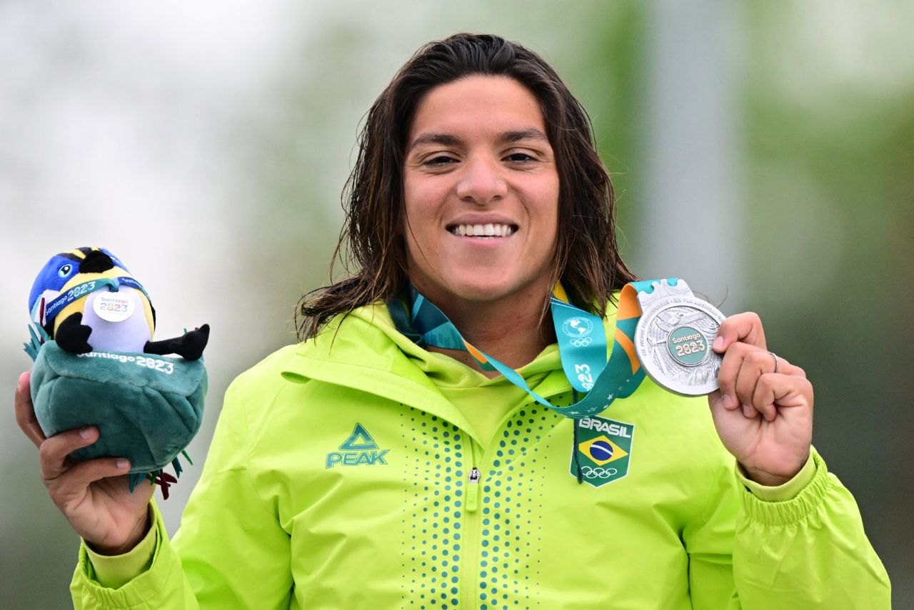Ana Marcela Cunha, prata no Pan de Santiago, vai competir na Olimpíada de Paris 2024