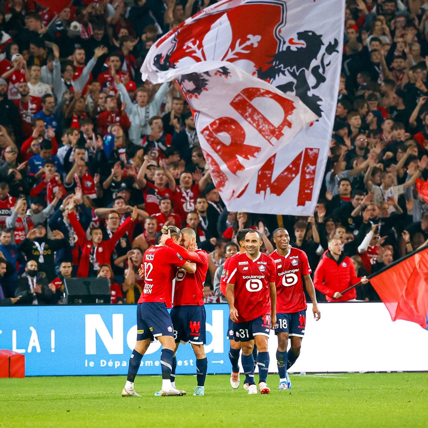 Lille vence o Monaco por 2 a 0 no Campeonato Frances Foto: Paulo Fonseca/X