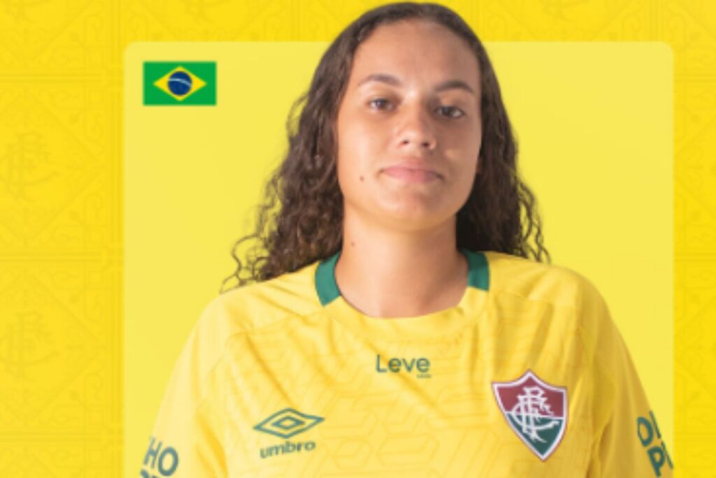Thaina, goleira do Fluminense, é convocada para a seleção brasileira sub-17 Foto: Reprodução/Divulgação