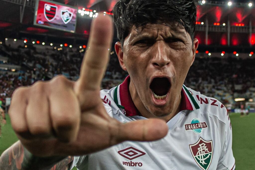 Germán Cano entrou na conquistou a idolatria da torcida tricolor (Foto: Marcelo Gonçalves/Fluminense FC)