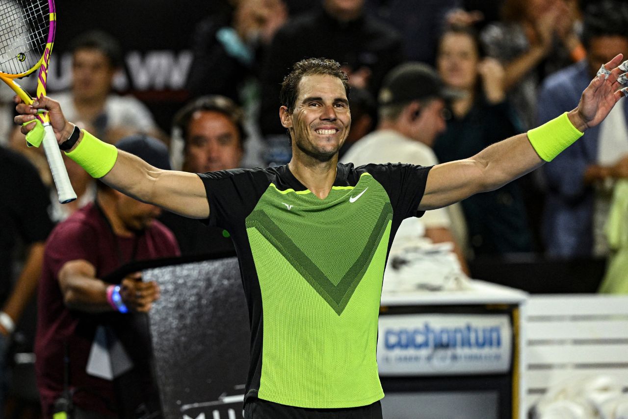 Rafael Nadal voltará a competir em 2024 Foto: MARTIN BERNETTI/AFP